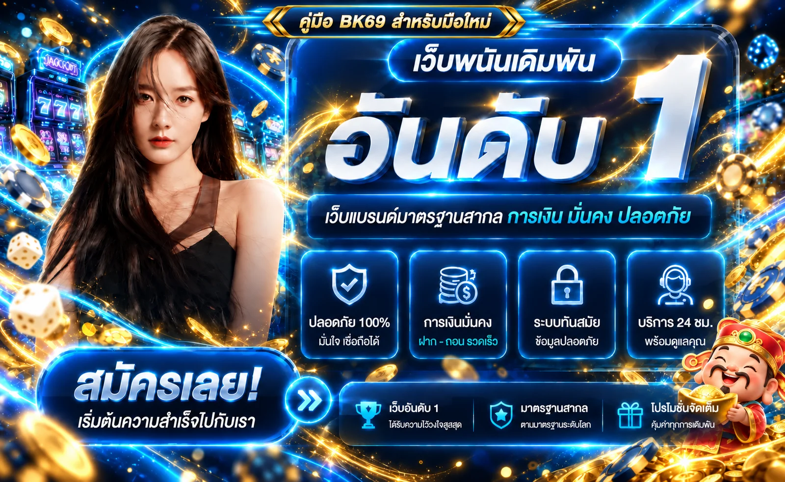 BK69 สำหรับมือใหม่ วิธีสมัคร เลือกเกม และตั้งงบ